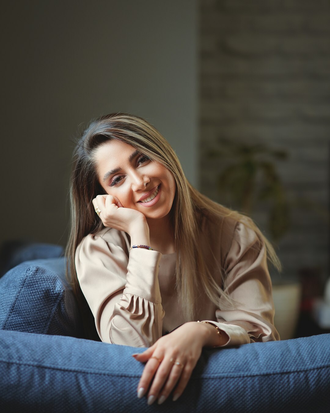Studio portrait of a Chinese Singaporean female insurance advisor
