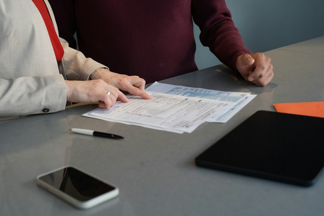 person reviewing health insurance documents