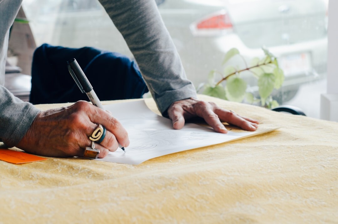person reviewing health insurance documents