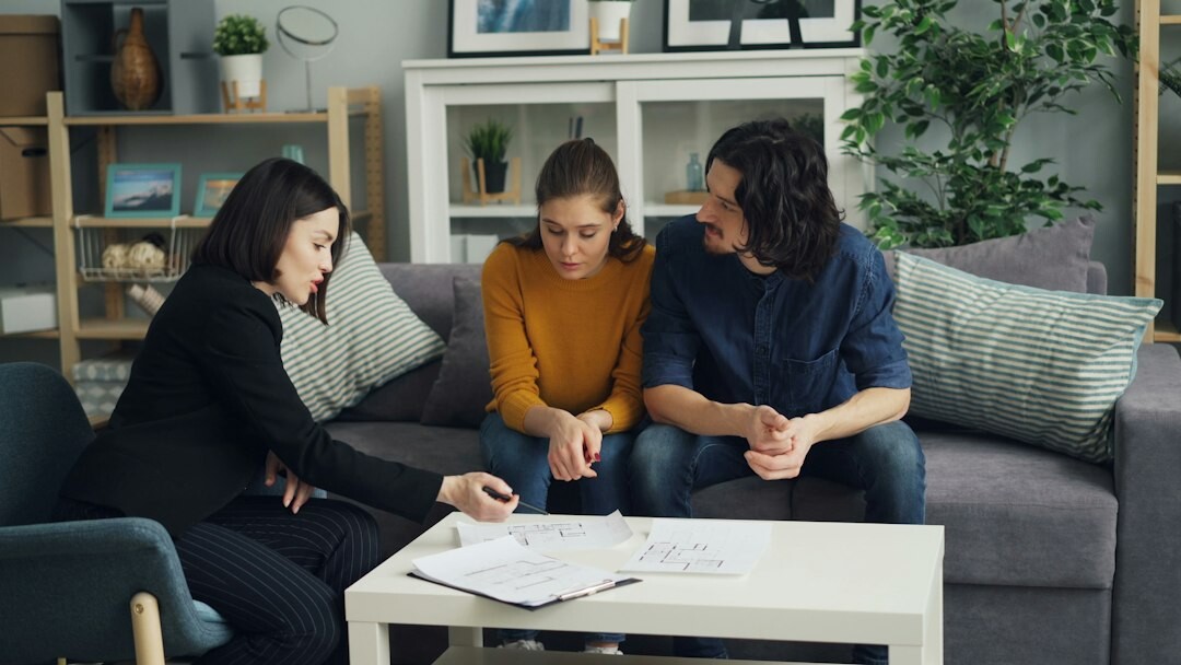 family reviewing health insurance options