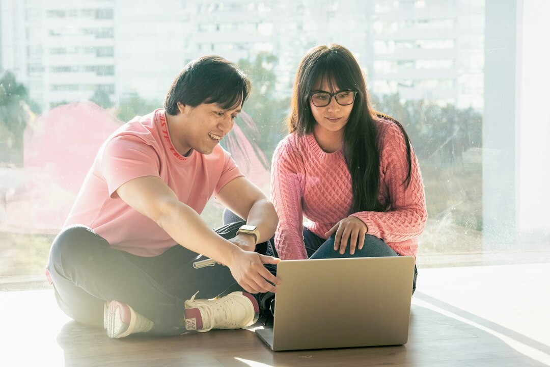 couple comparing insurance plans